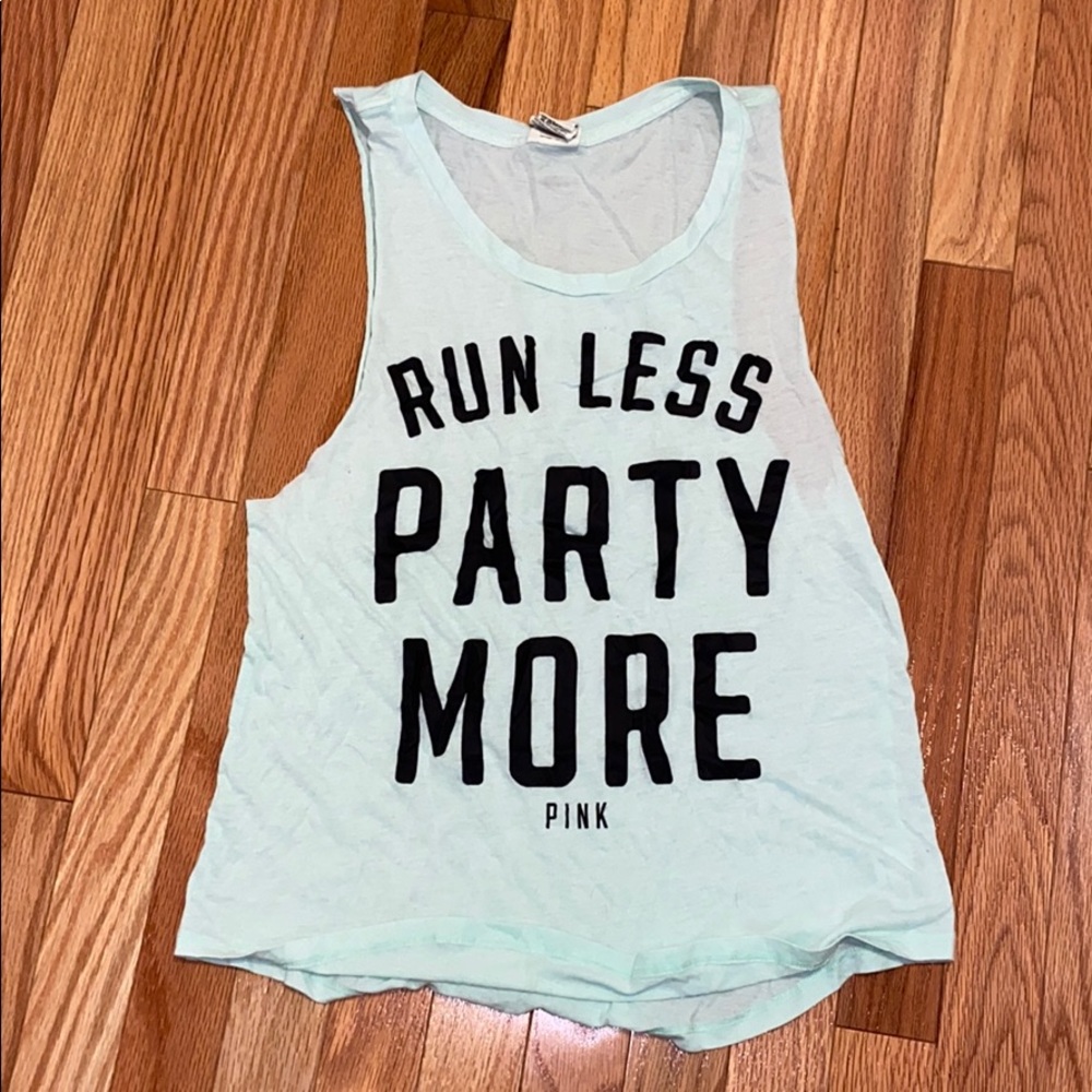 PINK Mint green workout tank